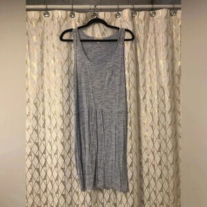 PLEASE BUNDLE💛 Olive & Oak light blue jersey drawstring waist, racerback dress